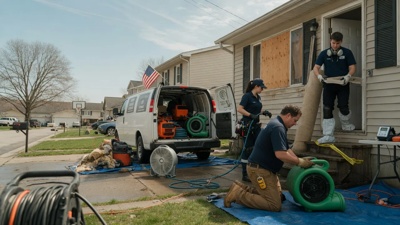 Water Damage Restoration in North Liberty, IA near me